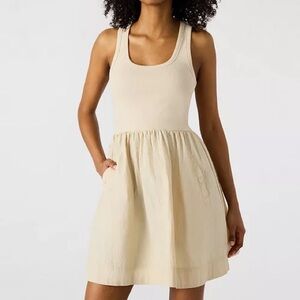 Steve Madden Tottenham Fit & Flare Dress Sandy Beige
